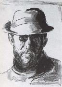 Edvard Munch Hans oil painting on canvas